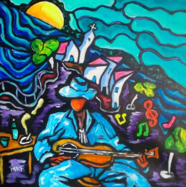 Painting titled "Descanso ." by Marc Felix, Original Artwork, Acrylic