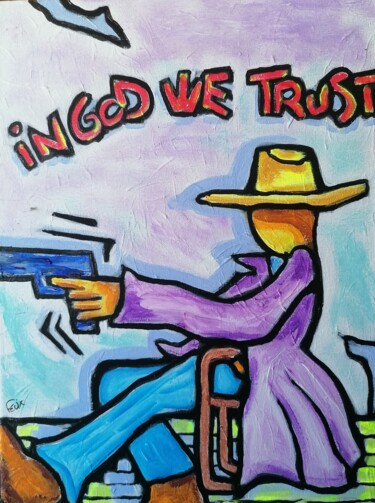 Painting titled "Justified." by Marc Felix, Original Artwork, Acrylic