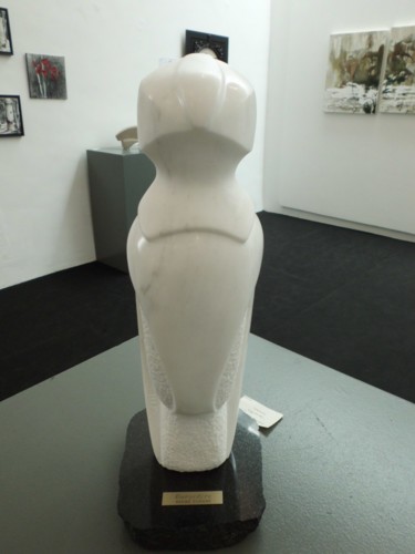 Sculptuur getiteld "Caractère" door Marc Fugere, Origineel Kunstwerk, Steen