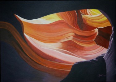 Peinture intitulée "Canyon California.j…" par Marc Hart, Œuvre d'art originale