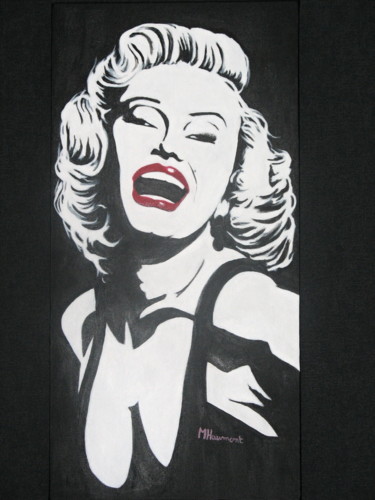 Pintura intitulada "Marilyn" por Marc Haumont, Obras de arte originais, Acrílico
