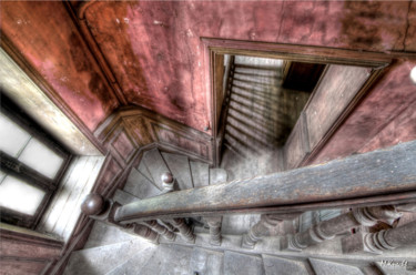 Fotografie getiteld "escalier urbex" door Marc Knecht Photographe, Origineel Kunstwerk, Niet gemanipuleerde fotografie