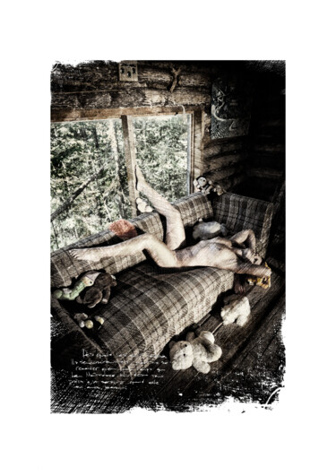 Photographie intitulée "Ils s'endormirent t…" par Marc Langevin, Œuvre d'art originale, Photographie manipulée