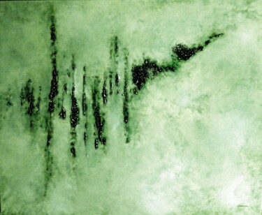 Peinture intitulée "Migration-boreale" par Marc Lasserre, Œuvre d'art originale, Huile