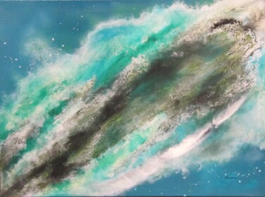 Peinture intitulée "galaxie-01.jpg" par Marc Lasserre, Œuvre d'art originale
