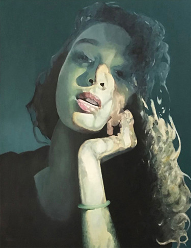 Картина под названием "Dans la lumière" - Marc Palluy, Подлинное произведение искусства, Акрил