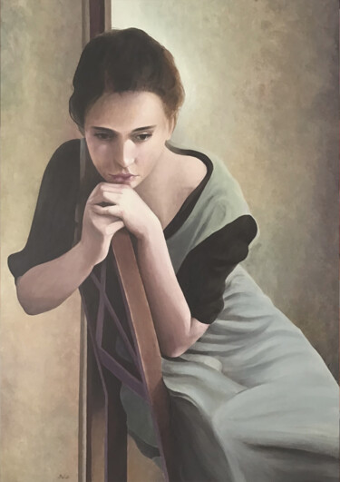 Pintura titulada "Adèle" por Marc Palluy, Obra de arte original, Acrílico Montado en Bastidor de camilla de madera
