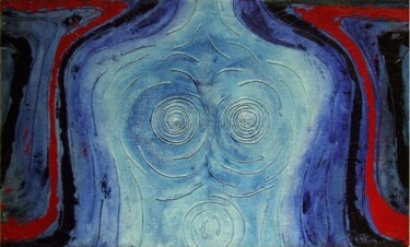 Peinture intitulée "Le jean de Vénus" par Marc Paluch, Œuvre d'art originale, Huile