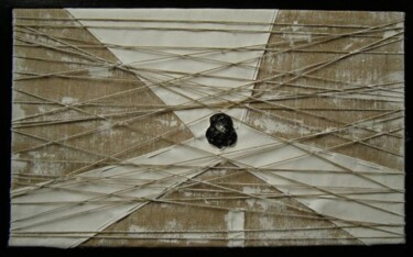Pintura titulada "Le moulin de Don Qu…" por Marc Paluch, Obra de arte original, Fibra textil
