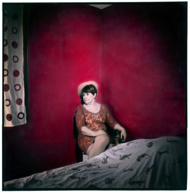 Fotografía titulada "Red room - 2/7" por Marc Paraskeva, Obra de arte original, Fotografía analógica