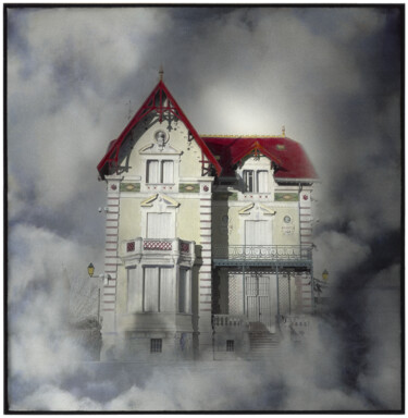 Photography titled "LE CHATEAU AMBULANT…" by Marc Paraskeva, Original Artwork, Analog photography Mounted on Cardboard