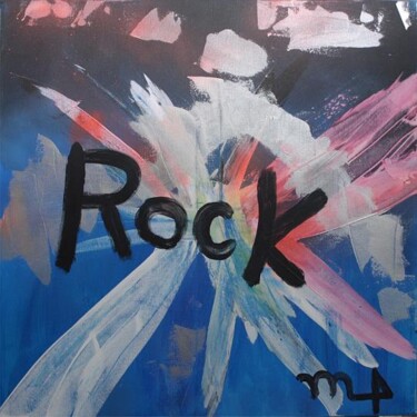 Peinture intitulée "rock.jpg" par Marc Taupin, Œuvre d'art originale, Huile