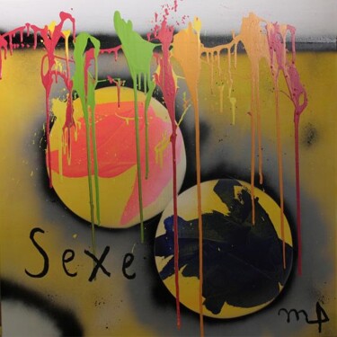 Painting titled "sexe.jpg" by Marc Taupin, Original Artwork, Oil
