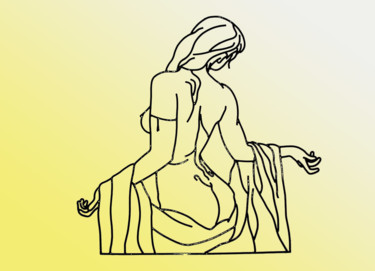 Escultura intitulada "Eurynomé" por Marc Terrade, Obras de arte originais, Metais