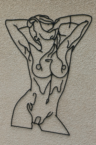 Escultura intitulada "Hélèna" por Marc Terrade, Obras de arte originais, Metais