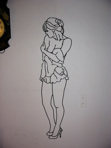 Скульптура под названием "Lisa" - Marc Terrade, Подлинное произведение искусства, Металлы