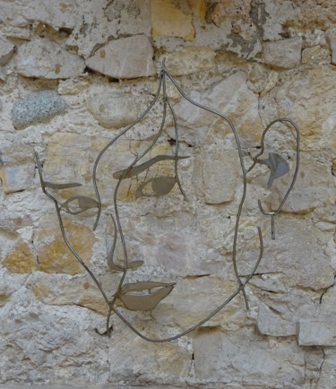 Sculpture intitulée "Garance" par Marc Terrade, Œuvre d'art originale, Métaux