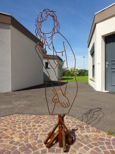Sculpture intitulée "FanchonN°3" par Marc Terrade, Œuvre d'art originale, Métaux