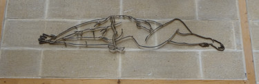 Sculpture titled "Lily" by Marc Terrade, Original Artwork, Metals