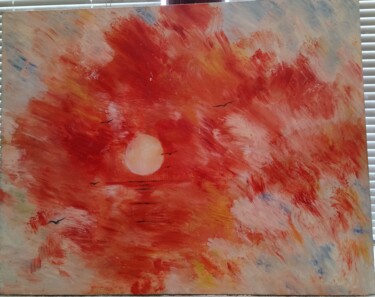Pintura titulada "Au gré du soleil" por Marc Vincent, Obra de arte original, Oleo
