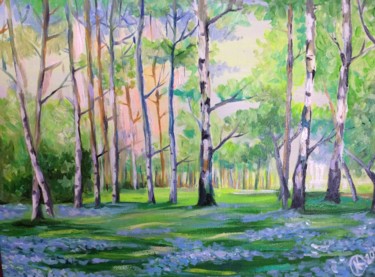 Пейзаж «Ранняя весна» Peinture intitulée "Пейзаж «Ранняя весн…" par Lena Kravchenko, Œuvre d'art originale, Huile