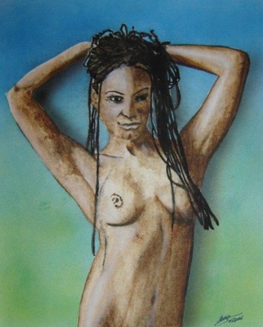 Peinture intitulée "Deborah" par Marc Petremann, Œuvre d'art originale, Huile
