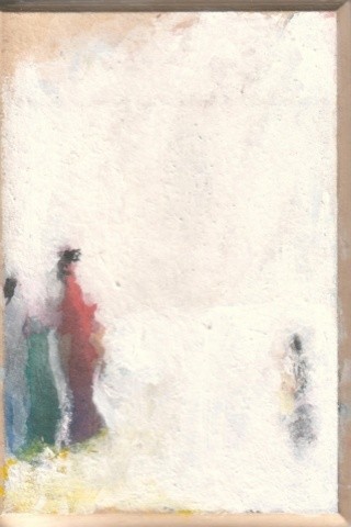 Peinture intitulée "805 La mariée" par Marc Del Amo, Œuvre d'art originale, Huile