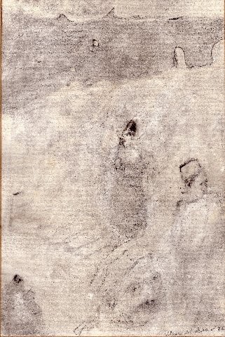 Drawing titled "731 L' étranger" by Marc Del Amo, Original Artwork, Other