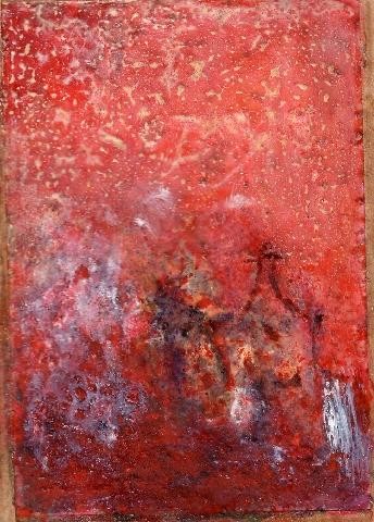 Peinture intitulée "594 Que de cendres" par Marc Del Amo, Œuvre d'art originale