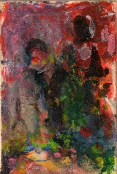 Malerei mit dem Titel "722 C'est promis, d…" von Marc Del Amo, Original-Kunstwerk, Öl