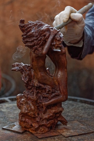 Sculpture titled "hommage au bernin m…" by Marc De Lassus Saint-Geniès, Original Artwork