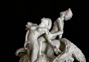 Sculpture titled "faune sauvage marc…" by Marc De Lassus Saint-Geniès, Original Artwork