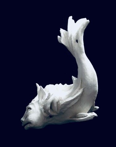 Sculpture titled "fish marc de lassus" by Marc De Lassus Saint-Geniès, Original Artwork