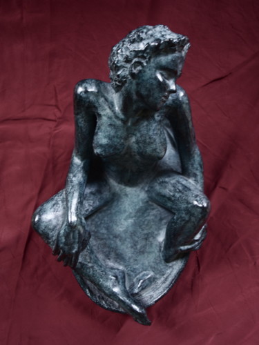 Sculpture titled "bain de minuit" by Marc De Lassus Saint-Geniès, Original Artwork