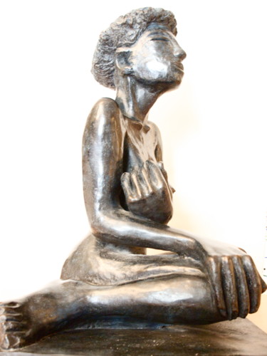 Sculpture intitulée "sources du nil marc…" par Marc De Lassus Saint-Geniès, Œuvre d'art originale