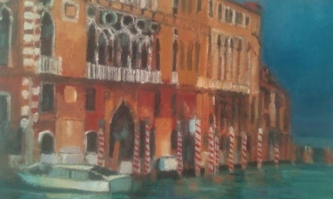 Peinture intitulée "Venise" par Marc De Moulins, Œuvre d'art originale