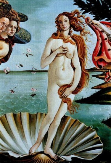 Peinture intitulée "Vénus - détail du p…" par Marcel Boos, Œuvre d'art originale