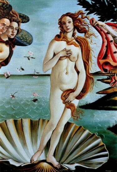 Painting titled "Vénus - détail du p…" by Marcel Boos, Original Artwork