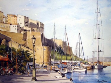 Painting titled "Calvi (Corse)" by Marcel Boos, Original Artwork