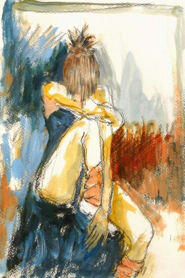 Peinture intitulée "MALY - BALLERINE TR…" par Marcel Clerc, Œuvre d'art originale, Acrylique