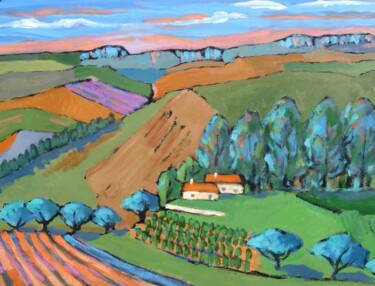 Painting titled "PROVENCE" by Marcel Clerc, Original Artwork