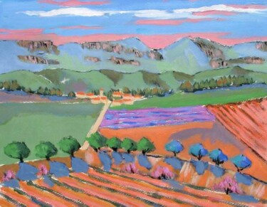 Painting titled "PROVENCE" by Marcel Clerc, Original Artwork