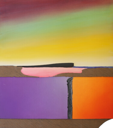 Картина под названием "Contraste sublime" - Marcel Dorthe, Подлинное произведение искусства, Пигменты Установлен на Деревянн…