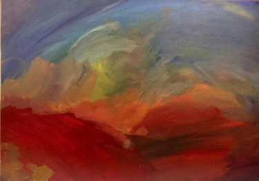 Pintura intitulada "Céu à terra" por Marcela Gadia, Obras de arte originais, Acrílico