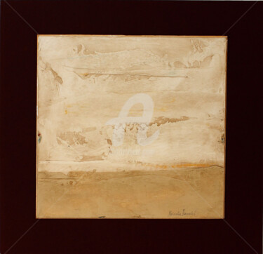 Painting titled "Landscape 5392" by Marcela Jardón, Original Artwork, Acrylic Mounted on Cardboard
