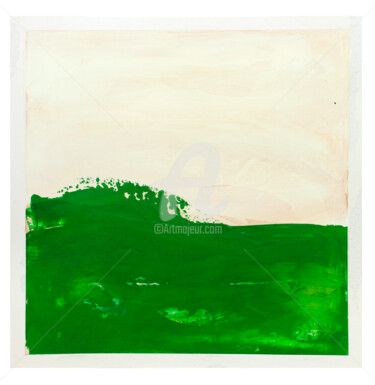 Peinture intitulée "Aerial Landscape 43…" par Marcela Jardón, Œuvre d'art originale, Acrylique Monté sur Autre panneau rigide