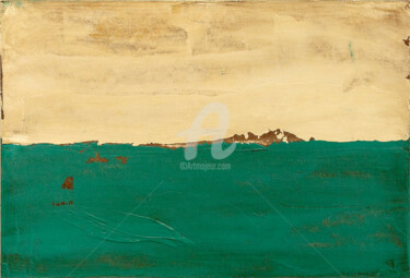 Painting titled "Landscape 4281" by Marcela Jardón, Original Artwork, Acrylic Mounted on Other rigid panel