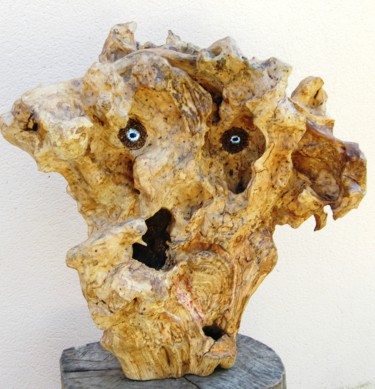 雕塑 标题为“Les Jumeaux” 由Marcelhenri De Sa, 原创艺术品, 木