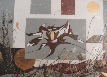 Malerei mit dem Titel "finlandia" von Marceline Robert, Original-Kunstwerk, Acryl