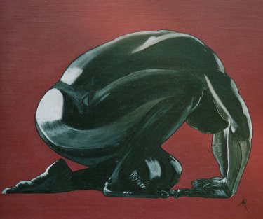 Peinture intitulée "le danseur" par Marceline Robert, Œuvre d'art originale, Acrylique